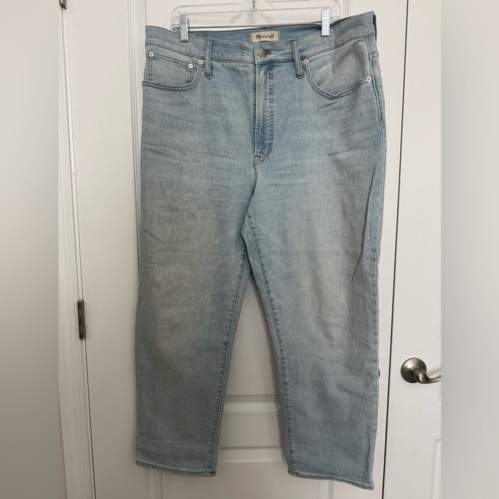 Women’s Madewell Perfect Vintage Straight Jean Size 33 / us 16
